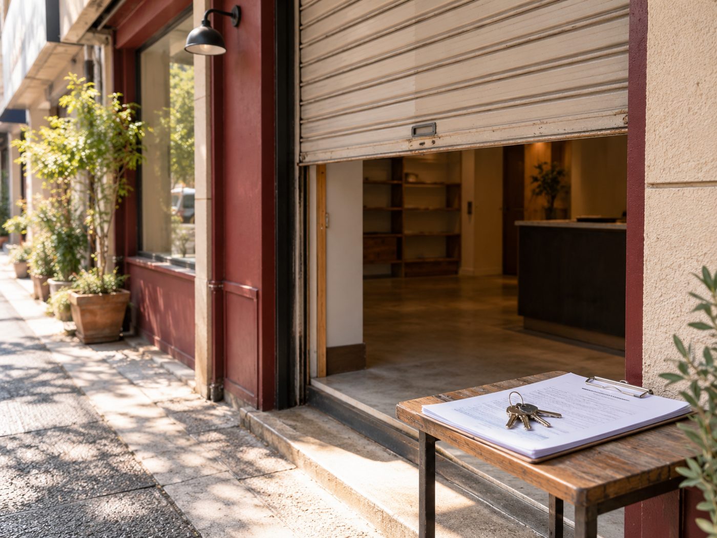 路面店舗の外観